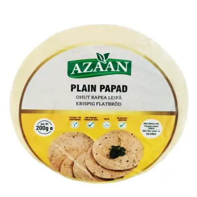 Azaan Plain Papad 200g