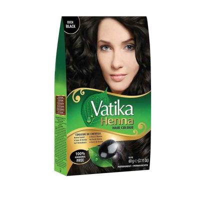 Vatika Henna Hair Colour Rich Black 60g