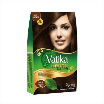 Vatika Henna Hair Colour Dark Brown 60g